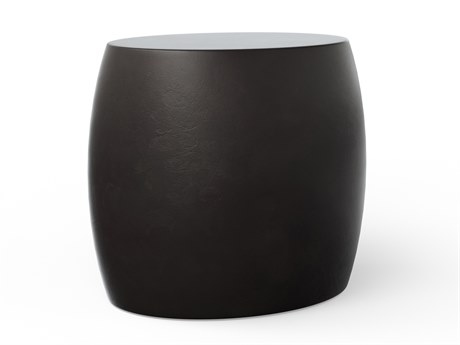 Urbia Outdoor Mixx Lava Concrete Round End Table