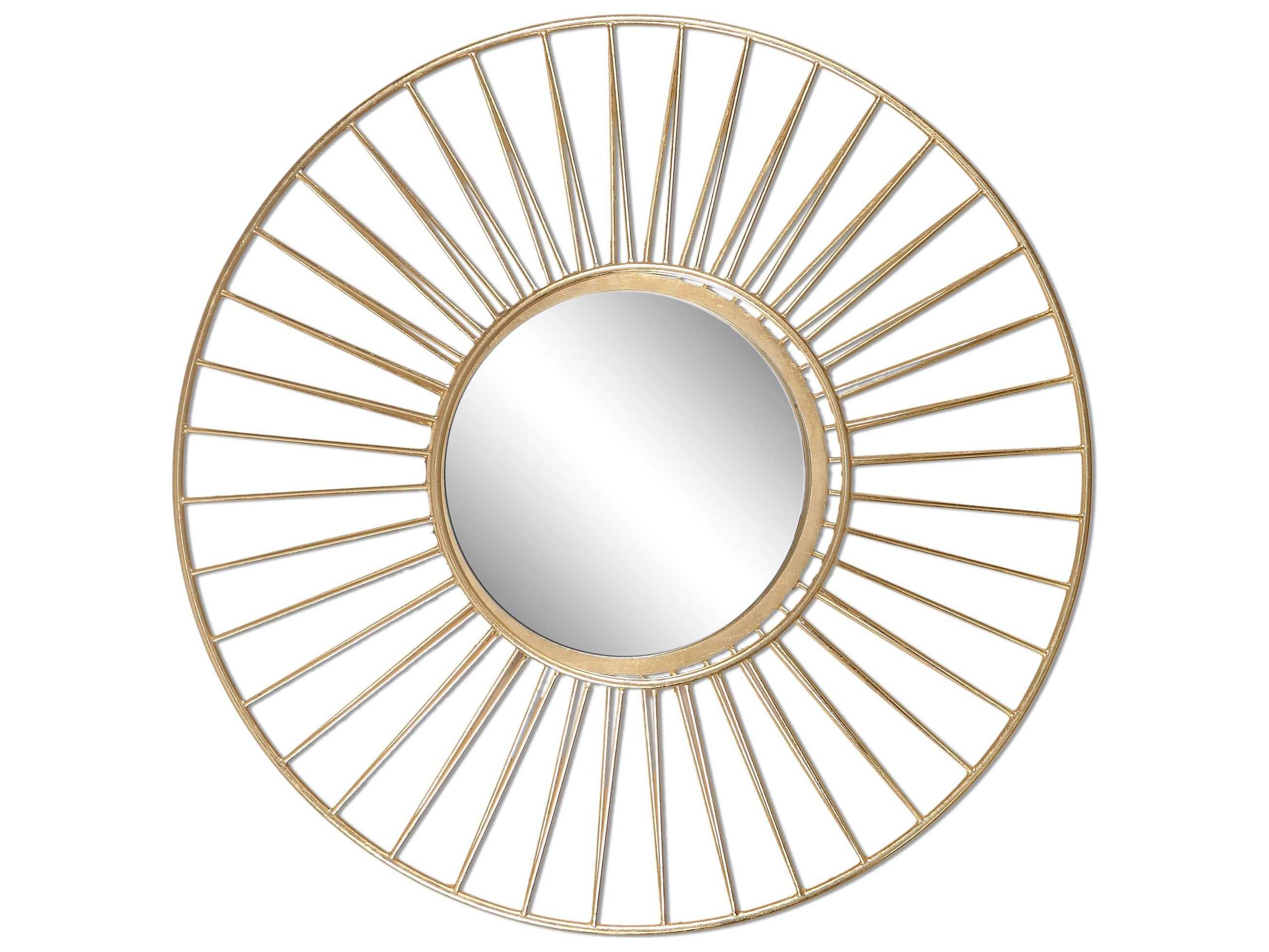 Uttermost Caspian 30 Round Gold Wall Mirror | UT01132