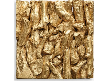 Uttermost Rio Gold Leaf Wood Wall Art