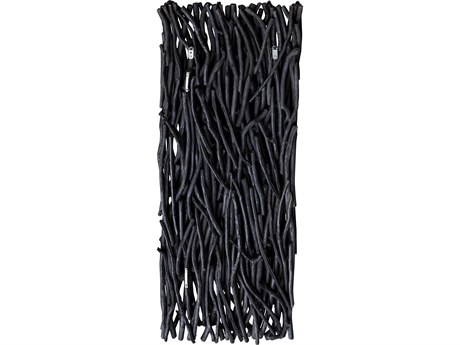 Uttermost Gathered Teak Black Wood Wall Decor