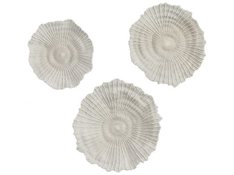 Uttermost Ocean Gems Coral 3D Wall Art Set of 3