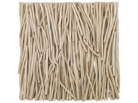 Uttermost Gathered Teak Bleached Wood Wall Art