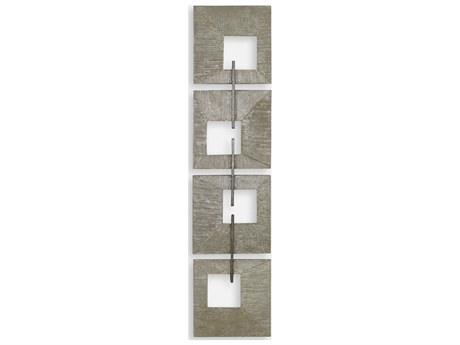 Uttermost Linked Champagne Metal Wall Art