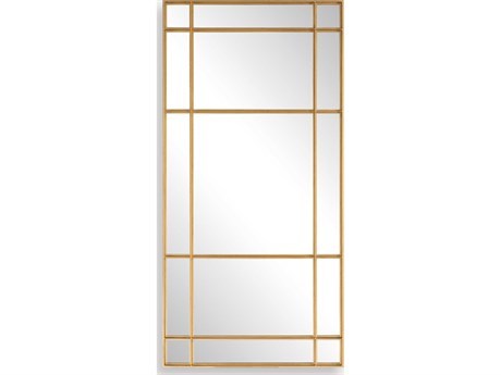 Uttermost Spurgeon Antiqued Gold Rectangular Floor Mirror