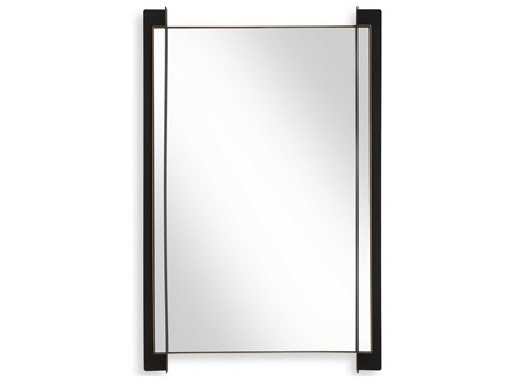 Uttermost Cunene Matte Black Rectangular Wall Mirror