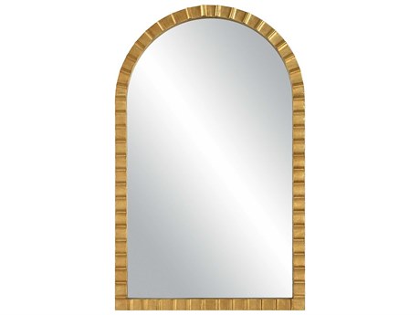 Uttermost Dandridge Gold Leaf Arch Wall Mirror