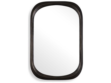 Uttermost Malone Dark Bronze Rectangular Wall Mirror