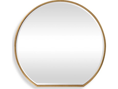 Uttermost Cabell Metallic Gold Round Wall Mirror