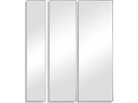 Uttermost Rowling Gold Leaf Rectangular Wall Mirror Set of 3