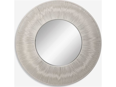 Uttermost Sailor Knot Neutral Beige Round Wall Mirror