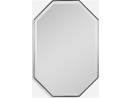 Uttermost Stuartson Brushed Nickel Octagon Wall Mirror