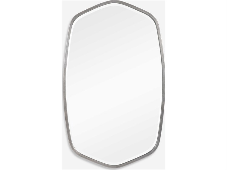 Photos - Other Decoration Uttermost Duronia Brushed Silver Wall Mirror 09703 