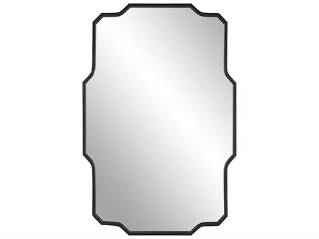 Uttermost Casmus Matte Black Wall Mirror