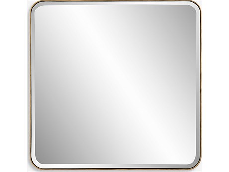 Uttermost Hampshire Antique Gold Square Wall Mirror
