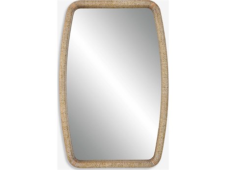 Uttermost Tiki Natural Rectangular Wall Mirror