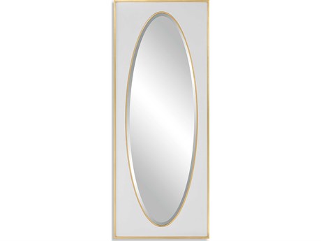 Uttermost Danbury White Rectangular Wall Mirror