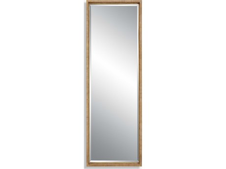 Uttermost Paradise Natural / Gold Leaf Rectangular Wall Mirror