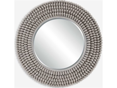 Uttermost Portside Driftwood Round Wall Mirror
