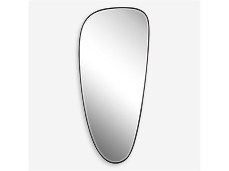 Uttermost Olona Satin Black Wall Mirror
