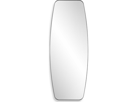 Uttermost Caspian Satin Black Rectangular Wall Mirror