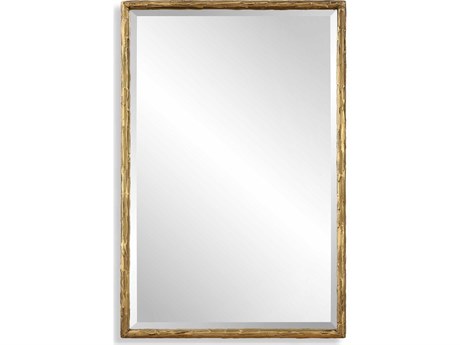 Uttermost Sutton Aged Gold Rectangular Wall Mirror
