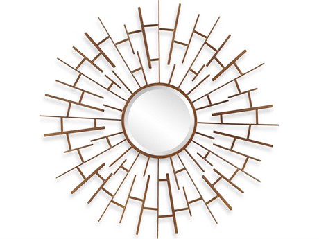 Uttermost Tangled Golden Bronze Round Wall Mirror