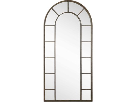 Uttermost Dillingham Black Arch Wall Mirror