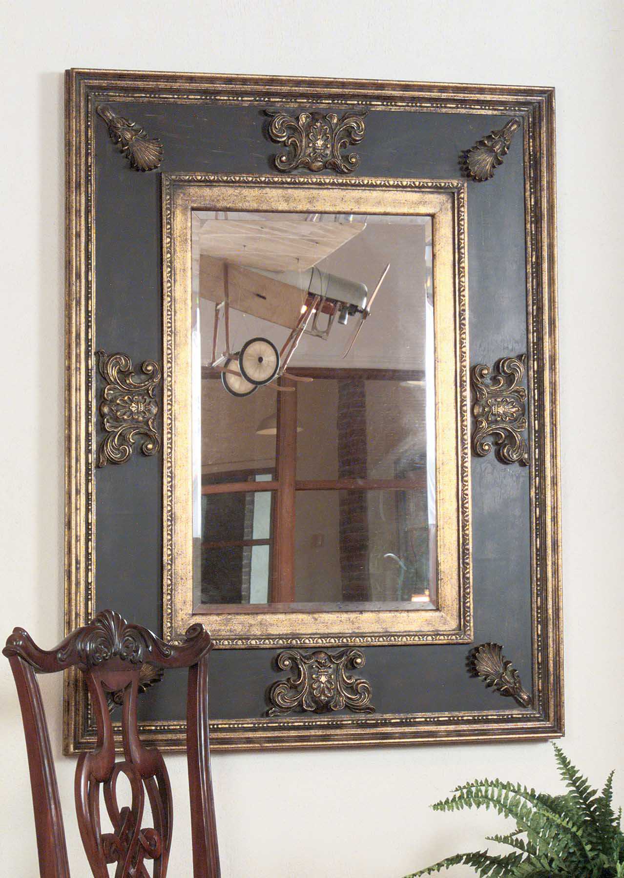Uttermost Cadence 60 x 48 Antique Gold Wall Mirror | UT11173B