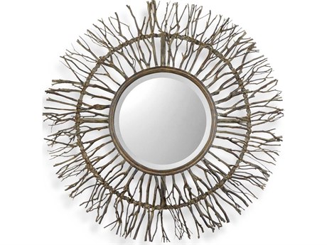 Uttermost Josiah Round Woven Wall Mirror