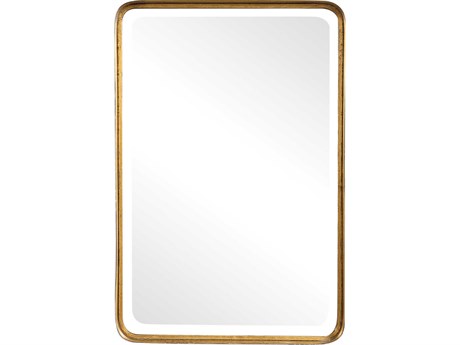Uttermost Crofton Rectangular Antique Gold Wall Mirror