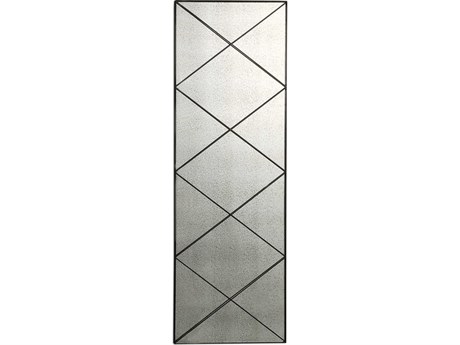 Uttermost Emporia Rectangular Dark Brownze Antiqued Wall Mirror