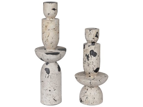 Uttermost Nouveau Tower Sculptures Set of 2