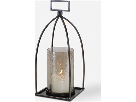 Uttermost Riad Dark Bronze Candle Holder