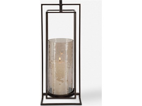Uttermost Wenman Dark Bronze Gold Candle Holder