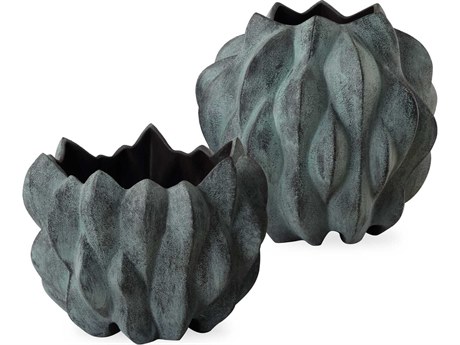 Uttermost Verdant Bronze Vases Set of 2
