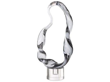 Uttermost Luminous Twist Glass Sculpture