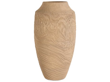 Uttermost Sandstone Flow Large Terracotta Vase