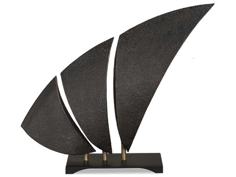 Uttermost Wind Crest Dark Bronze Sculpture