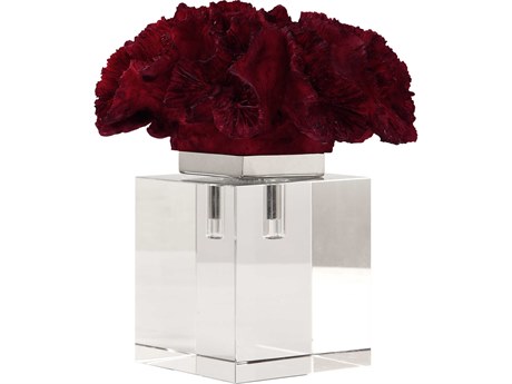 Uttermost Red Coral Cluster Sculpture