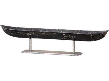 Uttermost River Boat Sculpture