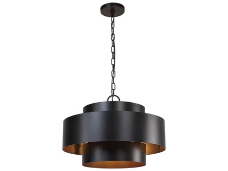 Uttermost 4-Light Dark Bronze Pendant