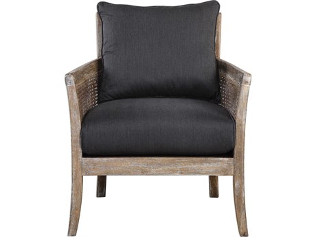 Uttermost Encore Gray Fabric Accent Chair