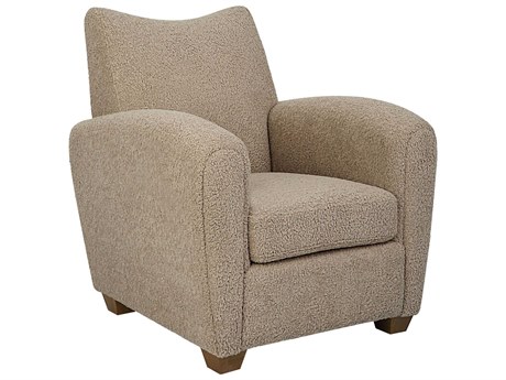 Uttermost Teddy Tan Fabric Accent Chair
