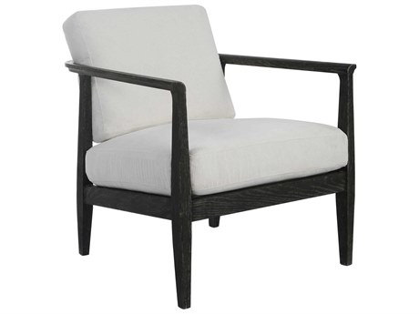 Uttermost Brunei White Fabric Accent Chair