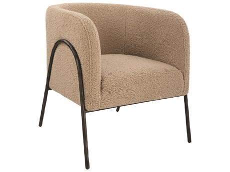 Uttermost Jacobsen Brown Fabric Accent Chair