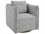 Uttermost Corben Swivel 29" Gray Fabric Accent Chair  UT23492