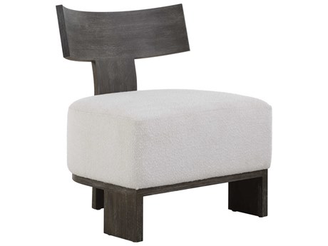 Uttermost Finlay White Fabric Accent Chair