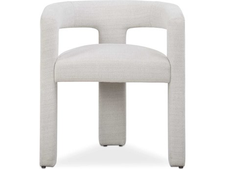 Uttermost Perspective Plywood Gray Upholstered Arm Dining Chair