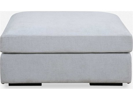 Uttermost Refuge Light Cloud Blue Upholstered Ottoman
