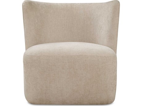 Uttermost Outlook Swivel Beige Accent Chair
